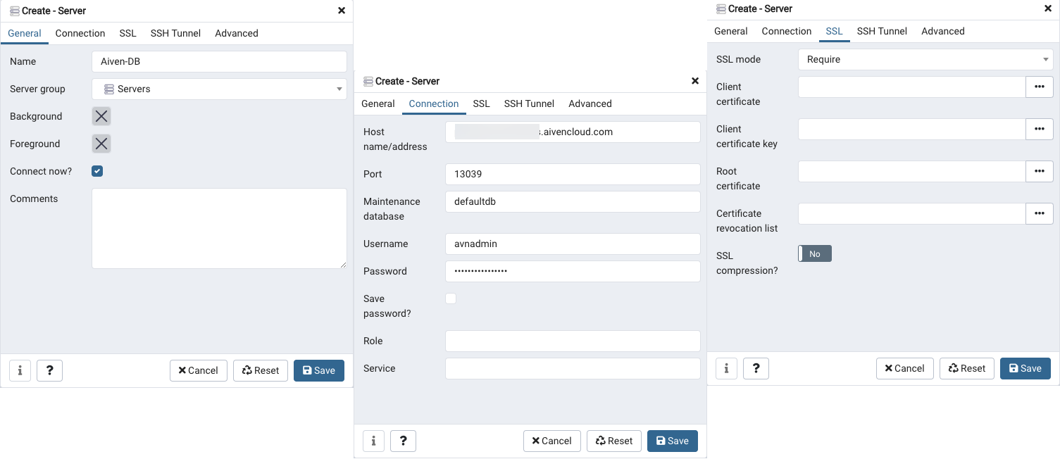Connection Properties
