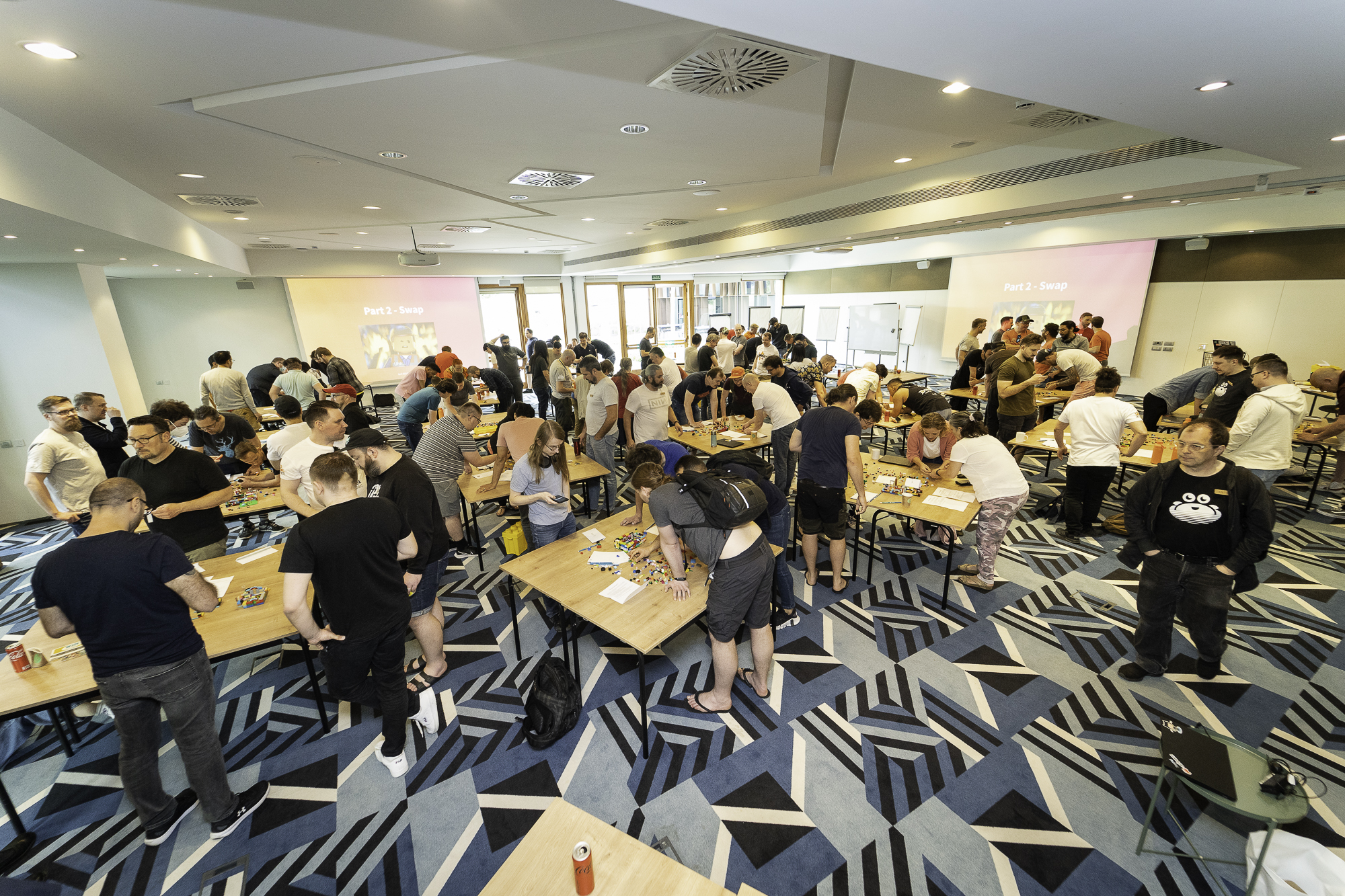 LEGO exercise room overview