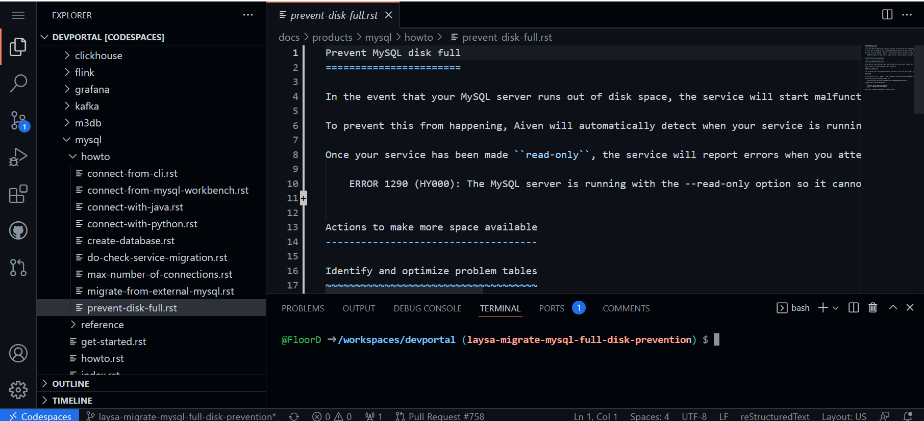 Check out Pull Requests with Codespaces