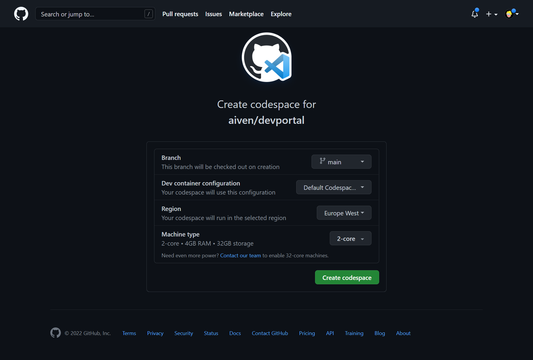 Collab on a feature branch